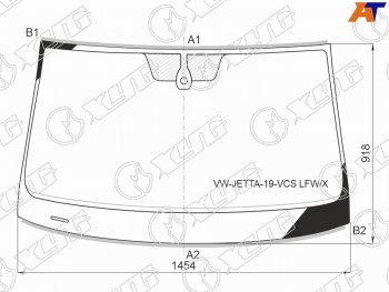 12 399 р. Стекло лобовое (Датчик дождя Молдинг) XYG  Volkswagen Jetta  A7 (2018-2022) седан дорестайлинг  с доставкой в г. Таганрог. Увеличить фотографию 1