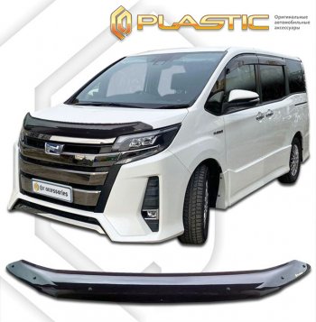 1 979 р. Дефлектор капота (Япония) CA-Plastic  Toyota Noah ( 3,  R80) (2014-2021) дорестайлинг, рестайлинг (classic черный, без надписи)  с доставкой в г. Таганрог. Увеличить фотографию 1