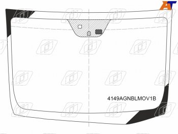 7 299 р. Стекло лобовое (Датчик дождя Место под датчик запотевания) FUYAO  Hyundai Avante - Elantra  MD  с доставкой в г. Таганрог. Увеличить фотографию 2