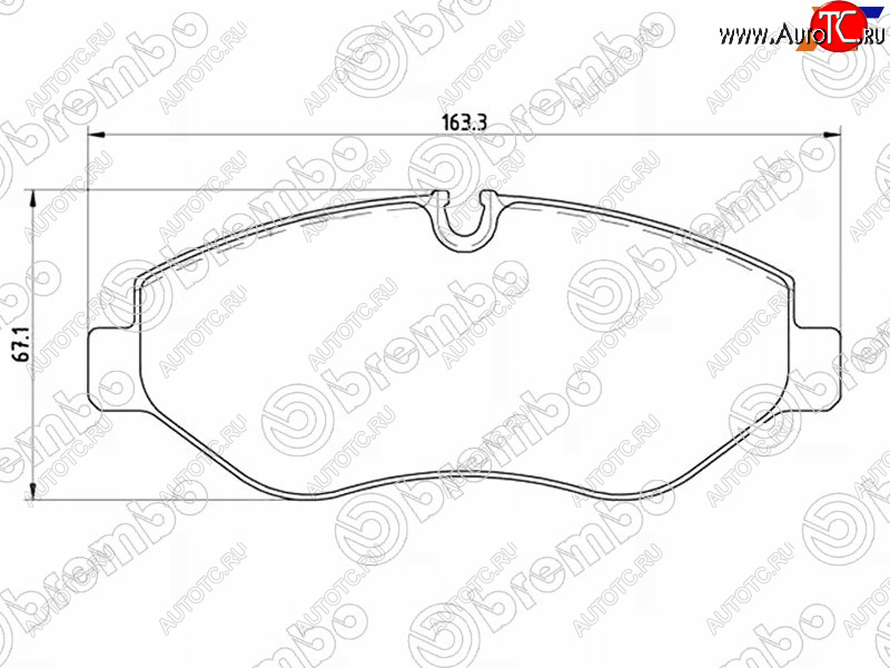 6 449 р. Колодки тормозные перед FR-FL SAT Mercedes-Benz Sprinter W906 (2006-2013)  с доставкой в г. Таганрог