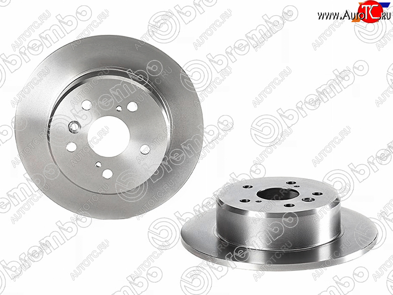 4 099 р.  Диск тормозной задний Ø290 BREMBO  Toyota Camry ( XV30,  XV40,  XV50) - Harrier  XU10  с доставкой в г. Таганрог