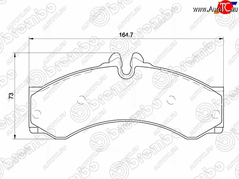 6 349 р. Колодки тормозные перед FL-FR SAT  Mercedes-Benz Sprinter ( W901,  W906) (1995-2018) рестайлинг  с доставкой в г. Таганрог