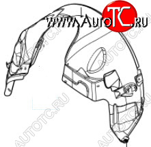 5 699 р. Левый подкрылок передний BODYPARTS  Land Rover Freelander  1 (1997-2006)  с доставкой в г. Таганрог