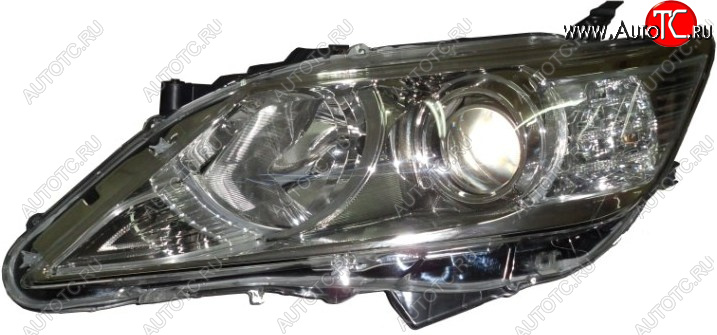 7 399 р. Левая фара (c электрокорректором) BODYPARTS  Toyota Camry  XV50 (2011-2014) дорестайлинг  с доставкой в г. Таганрог