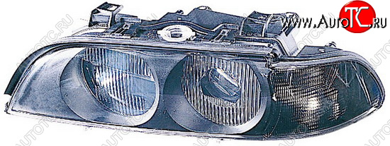 9 899 р. Фара в сборе левая DEPO BMW 5 серия E39 седан дорестайлинг (1995-2000) (линзованная)  с доставкой в г. Таганрог