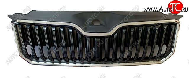 6 999 р. Решетка радиатора (пр-во Китай) BODYPARTS  Skoda Superb ( B8 (3V),  B8 (3V5)) (2015-2019) лифтбэк дорестайлинг, универсал дорестайлинг (молдинг хром)  с доставкой в г. Таганрог