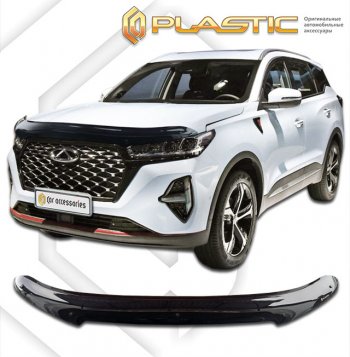 Дефлектор капота CA-Plastic Chery (Черри) Tiggo 7 Pro Max (Черри)  T1E (2022-2024) T1E дорестайлинг