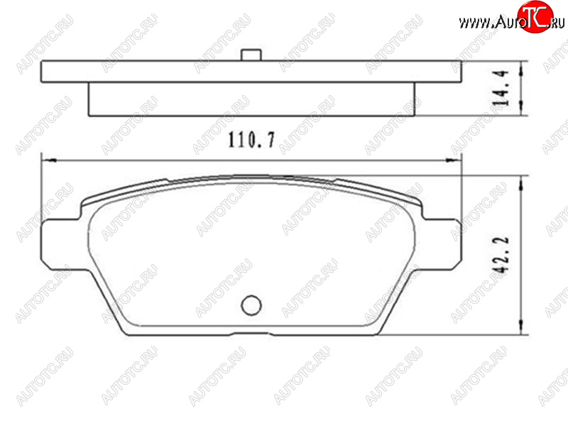 899 р. Колодки тормозные задние RH-LH SAT  Mazda 6 ( GG,  GG, GY) (2002-2008) лифтбэк дорестайлинг, седан дорестайлинг, универсал дорестайлинг, лифтбэк рестайлинг, седан рестайлинг, универсал рестайлинг  с доставкой в г. Таганрог