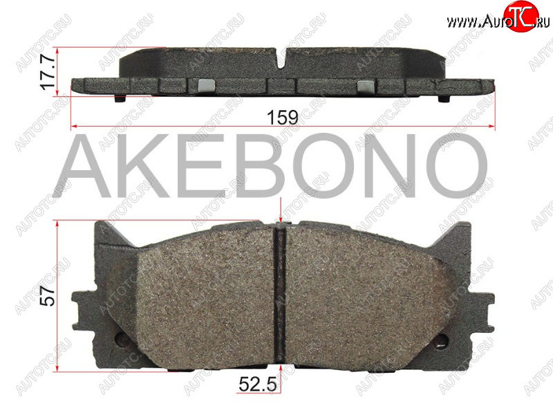 3 399 р. Колодки тормозные передние FL-FR SAT Toyota Camry XV50 дорестайлинг (2011-2014)  с доставкой в г. Таганрог