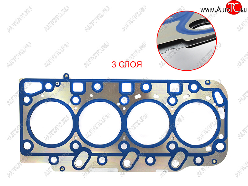 3 299 р. Прокладка ГБЦ V-2.5 D4CB (T-1.0) металл DYG  Hyundai Starex/Grand Starex/H1  TQ (2007-2022) дорестайлинг, рестайлинг, 2-ой рестайлинг  с доставкой в г. Таганрог