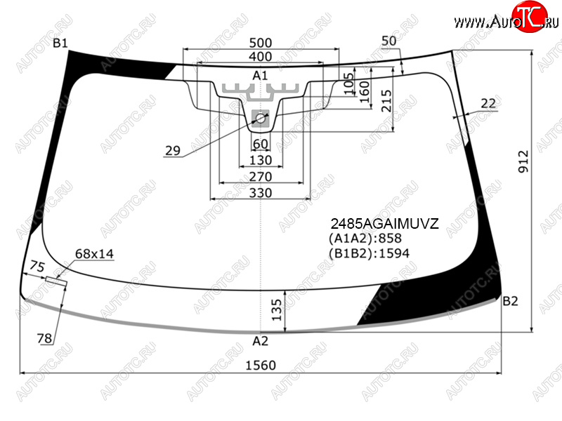 32 999 р. Стекло лобовое (Датчик дождя Проекция Молдинг) FUYAO BMW 5 серия G30 дорестайлинг, седан (2016-2020)  с доставкой в г. Таганрог