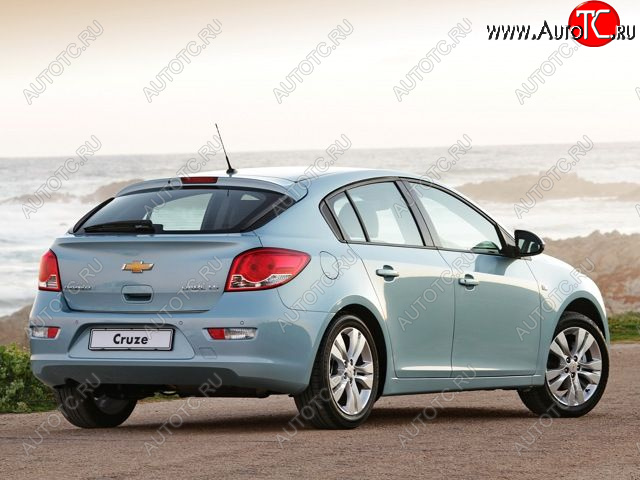 5 399 р. Задние ремонтные арки (комплект) AUTOFERRUM Chevrolet Cruze J305 хэтчбек дорестайлинг (2009-2012) (Холоднокатаная сталь 0,8 мм)  с доставкой в г. Таганрог