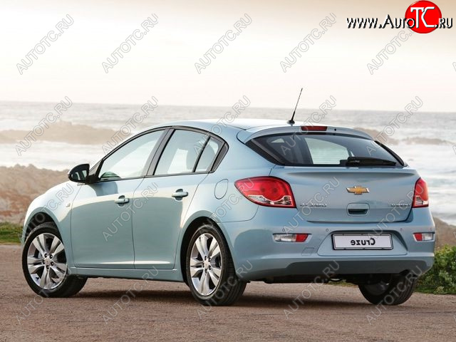 2 989 р. Задняя левая ремонтная арка AUTOFERRUM Chevrolet Cruze J305 хэтчбек дорестайлинг (2009-2012) (Холоднокатаная сталь 0,8 мм)  с доставкой в г. Таганрог