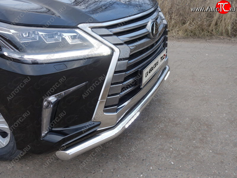 6 249 р. Рамка гос. номера ТСС Тюнинг Lexus LX450d J200 2-ой рестайлинг (2015-2022) (нержавейка)  с доставкой в г. Таганрог