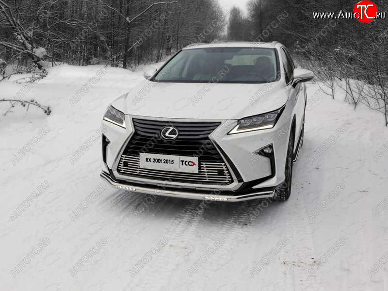 5 999 р. Рамка гос. номера ТСС Тюнинг Lexus RX350 AL10 рестайлинг (2012-2015) (нержавейка)  с доставкой в г. Таганрог