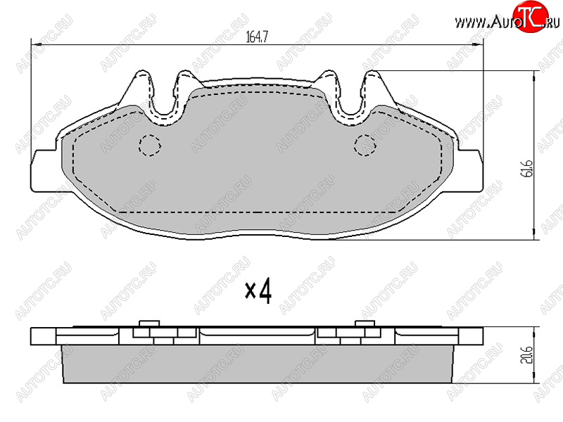 1 559 р. Колодки тормозные перед FR-FL SAT  Mercedes-Benz Viano  W639 - Vito  W639  с доставкой в г. Таганрог