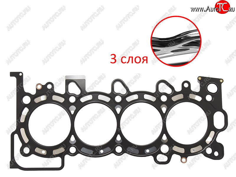 5 249 р. Прокладка ГБЦ STONE  Honda City (GD), Civic (ES,  EP,  EU), Fit (1), Jazz  с доставкой в г. Таганрог