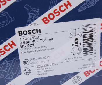 3 899 р. Колодки тормозные задние барабанные 4шт. BOSCH Fiat Ducato 290 (2014-2024)  с доставкой в г. Таганрог. Увеличить фотографию 4