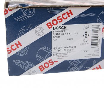 2 369 р. Колодки тормозные задние барабанные 4шт. BOSCH Suzuki SX4 JYB, JYA хэтчбэк дорестайлинг (2013-2016)  с доставкой в г. Таганрог. Увеличить фотографию 4