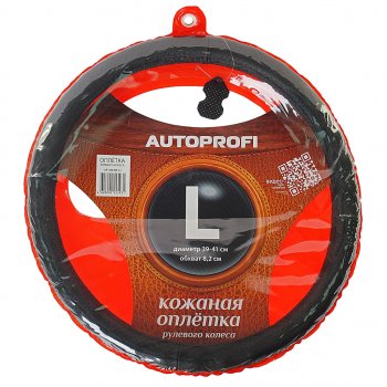 1 379 р. Оплетка руля (L) 39-41см AUTOPROFI Lexus LX570 J200 дорестайлинг (2007-2012) (черный с перфорацией)  с доставкой в г. Таганрог. Увеличить фотографию 1