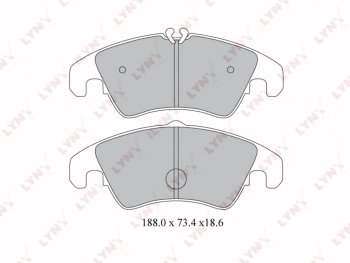 Колодки тормозные передние(4шт.) LYNX Audi A4 B7 седан (2004-2008)