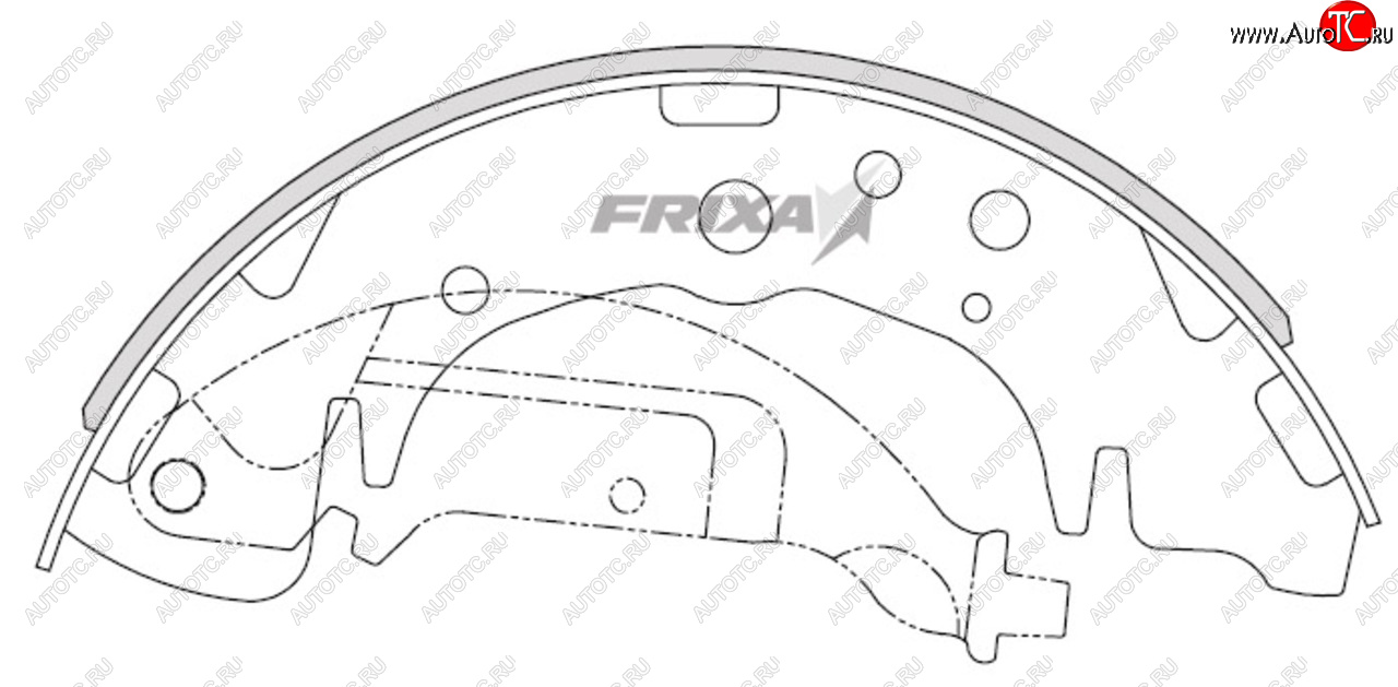 1 339 р. Колодки тормозные задние барабанные (4шт.) HANKOOK FRIXA  KIA Carnival ( UP,GQ,  VQ,  YP) (2002-2020) минивэн рестайлинг, минивэн дорестайлинг, минивэн рестайлинг, минивэн дорестайлинг , минивэн рестайлинг  с доставкой в г. Таганрог