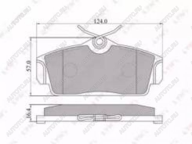 1 559 р. Колодки тормозные передние с АБС (4шт.) MANDO Nissan Almera N16 седан дорестайлинг (2000-2003)  с доставкой в г. Таганрог