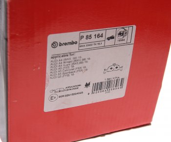 13 299 р. Колодки тормозные передние (4шт.) BREMBO Audi A4 B9 дорестайлинг,седан (2016-2020)  с доставкой в г. Таганрог. Увеличить фотографию 3