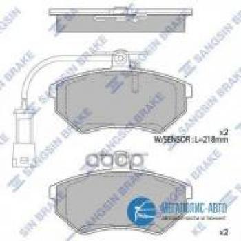 Колодки тормозные передние (4шт.) SANGSIN  Golf  5, Passat  B5, Polo  9N1