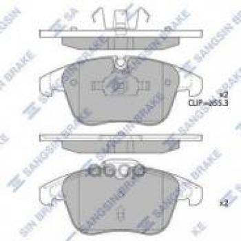 3 199 р. Колодки тормозные передние (4шт.) SANGSIN  CITROEN C5 ( X40,DC,  X40,DE,  X40,RC,  X40,RE,  RD,  RW) (2000-2021) лифтбэк дорестайлинг, универсал дорестайлинг, лифтбэк рестайлинг, универсал рестайлинг, дорестайлинг, седан, доресталийнг, универсал, рестайлинг, седан  с доставкой в г. Таганрог. Увеличить фотографию 1