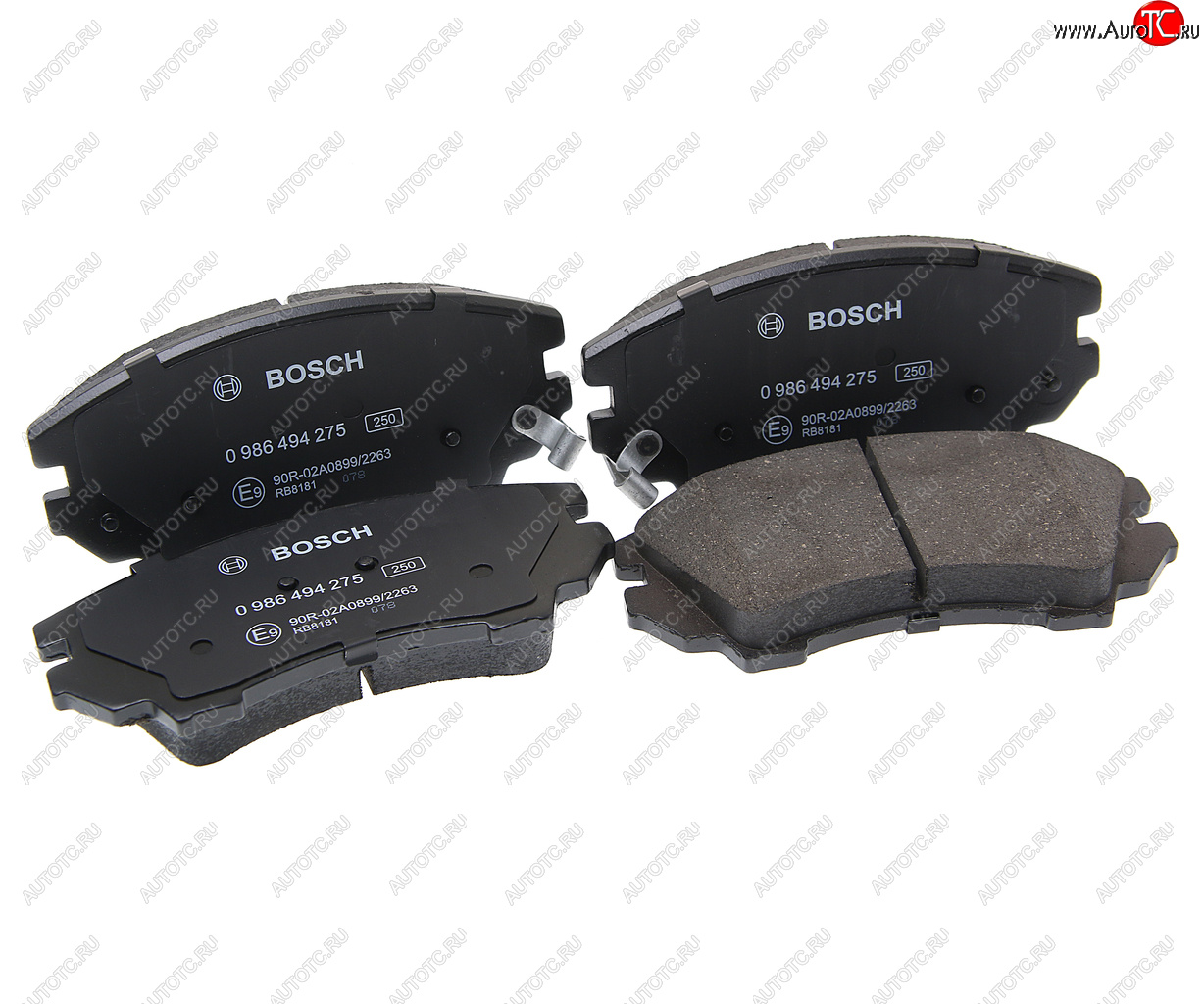 3 599 р. Колодки тормозные передние R17 (4шт.) BOSCH Opel Astra J GTC (2011-2018)  с доставкой в г. Таганрог