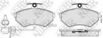 3 269 р. Колодки тормозные передние (4шт.) NIBK Audi A4 B5 8D2 седан дорестайлинг (1994-1997)  с доставкой в г. Таганрог. Увеличить фотографию 1