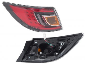 Фонарь задний левый (внешний, LED) SAT Mazda 6 GH дорестайлинг лифтбэк (2007-2010)  (красный)