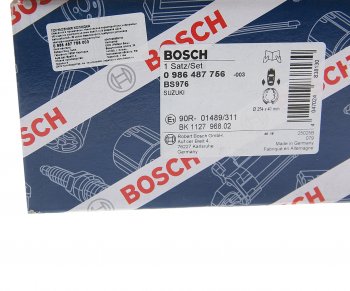 3 699 р. Колодки тормозные задние (4шт.) BOSCH Suzuki Grand Vitara JT 5 дверей 2-ой рестайлинг (2012-2016)  с доставкой в г. Таганрог. Увеличить фотографию 4