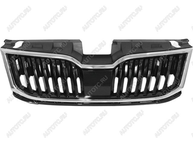 5 499 р. Решетка радиатора (пр-во Китай) BODYPARTS  Skoda Octavia  A7 (2016-2020) рестайлинг лифтбэк, рестайлинг универсал (молдинг хром)  с доставкой в г. Таганрог