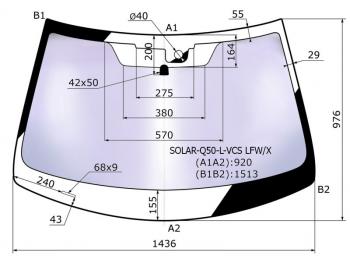 24 199 р. Стекло лобовое (Атермальное Датчик дождя) XYG  INFINITI Q50  V37 (2013-2021) дорестайлинг, рестайлинг  с доставкой в г. Таганрог. Увеличить фотографию 1