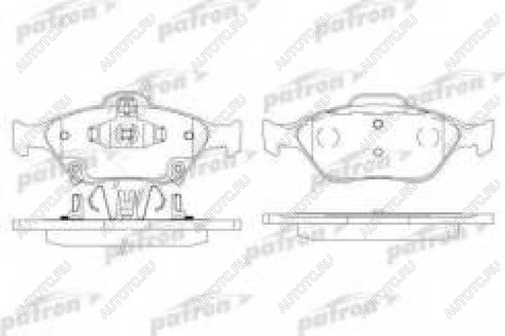 1 559 р. Колодки тормозные передние (4шт.) PATRON  Toyota Yaris  XP90 (2006-2011) седан дорестайлинг, рестайлинг, хэтчбэк 3 дв., рестайлинг, хэтчбэк 5 дв., седан рестайлинг  с доставкой в г. Таганрог