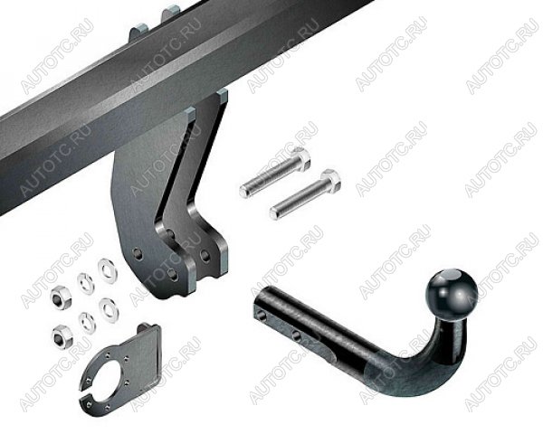 22 699 р. Фаркоп (подходит для (D40) tubular bumper) Auto-Hak Nissan Navara 2 D40 дорестайлинг (2004-2010) (стальной, шар A (F20))  с доставкой в г. Таганрог