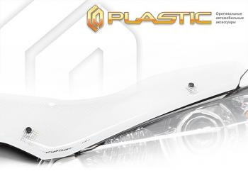 2 199 р. Дефлектор капота (рынок РФ) CA-Plastic  JAC T8 PRO (2020-2025) (серия Шелкография белая)  с доставкой в г. Таганрог. Увеличить фотографию 1