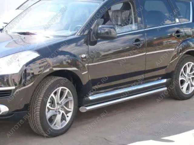 19 999 р. Пороги труба SLITKOFF  CITROEN C-crosser (2007-2012) (d57 мм)  с доставкой в г. Таганрог