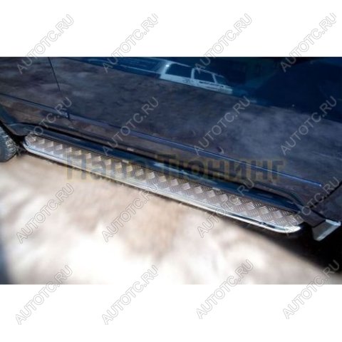 35 549 р. Пороги труба с листом SLITKOFF  Hyundai Tucson  TL (2015-2018) дорестайлинг (Лист нержавейка, профиль нержавейка)  с доставкой в г. Таганрог