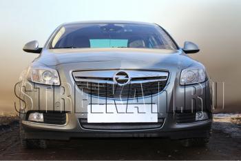 4 299 р. Защита радиатора Стрелка11 Стандарт  Opel Insignia ( A,  А) (2008-2013) дорестайлинг седан, дорестайлинг универсал, дорестайлинг, хэтчбэк (хром)  с доставкой в г. Таганрог. Увеличить фотографию 2