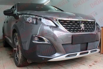 3 179 р. Защита радиатора (боковые) Стрелка11 Стандарт  Peugeot 3008  2 (2016-2024) (черные)  с доставкой в г. Таганрог. Увеличить фотографию 2