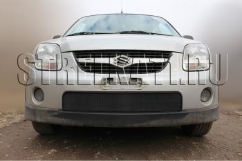 3 399 р. Защита радиатора Стрелка11 Стандарт  Suzuki Ignis (2003-2008) (черная)  с доставкой в г. Таганрог. Увеличить фотографию 1