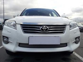 3 779 р. Защита радиатора Стрелка11 Стандарт  Toyota RAV4  XA30 (2010-2013) 5 дв. 2-ой рестайлинг, 5 дв. удлиненный 2-ой рестайлинг (хром)  с доставкой в г. Таганрог. Увеличить фотографию 2