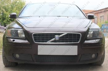 Защита радиатора (низ) Стрелка11 Стандарт Volvo S40 MS седан дорестайлинг (2004-2007)