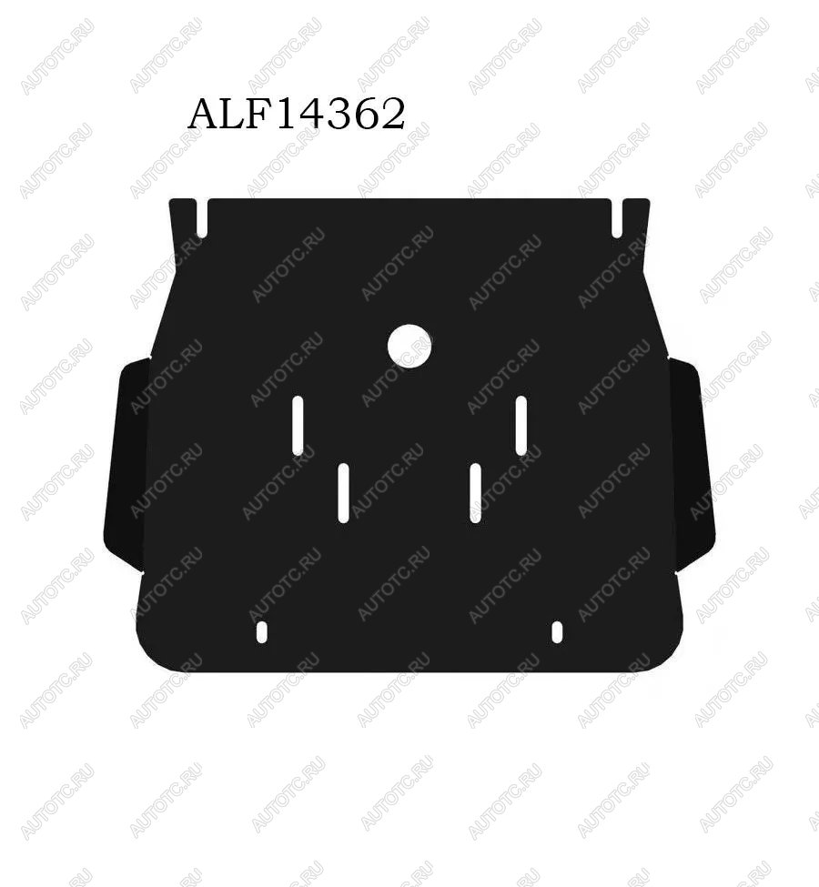 6 399 р. Защита картера (V-3,0; 2,5TD) ALFECO  Mitsubishi Pajero Sport  PA (1996-2008) дорестайлинг, рестайлинг (алюминий )  с доставкой в г. Таганрог