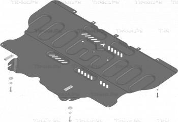 Защита картера и КПП (V-1,5 DCT FWD) ALFECO Changan (Чанган) LAMORE (лямур) (2023-2024)