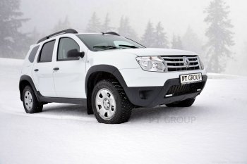 5 999 р. Комплект накладок на колёсные арки Petroil Tuning Renault Duster HS рестайлинг (2015-2021) (Текстурная поверхность)  с доставкой в г. Таганрог. Увеличить фотографию 3