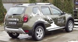 8 749 р. Накладки на колёсные арки RA  Renault Duster  HS (2015-2021) рестайлинг (Неокрашенные)  с доставкой в г. Таганрог. Увеличить фотографию 5